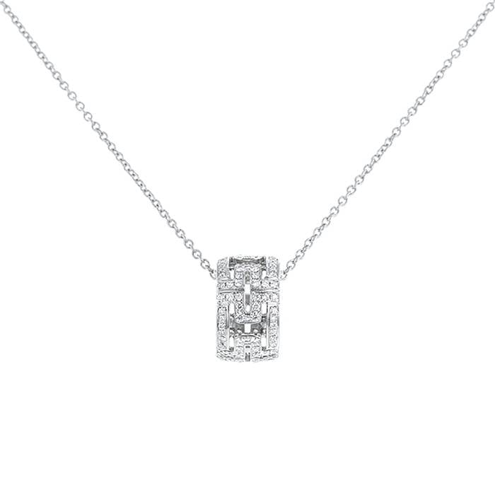 [LuckyStar]PARENTESI HALSKETTE SILBER DIAMANT