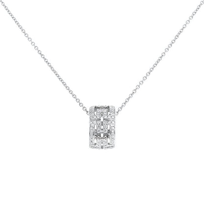 [LuckyStar]PARENTESI HALSKETTE SILBER DIAMANT