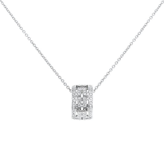 [LuckyStar]PARENTESI HALSKETTE SILBER DIAMANT
