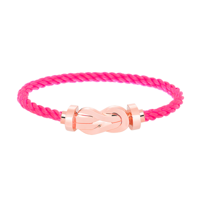[LuckyStar]Chance Armband mit großer 8-stelliger Schnalle ohne Diamanten, Roségold