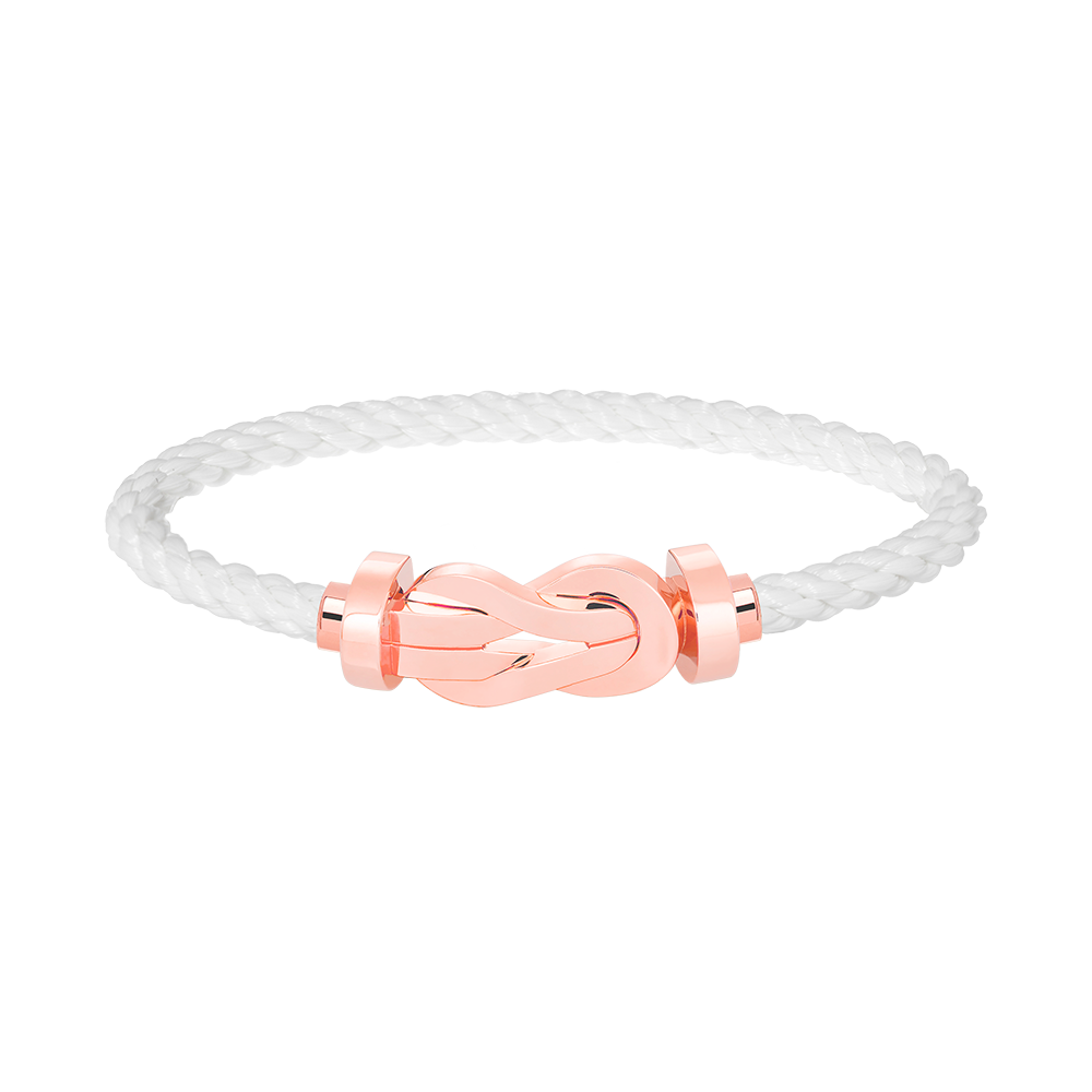 [LuckyStar]Chance Armband mit großer 8-stelliger Schnalle ohne Diamanten, Roségold