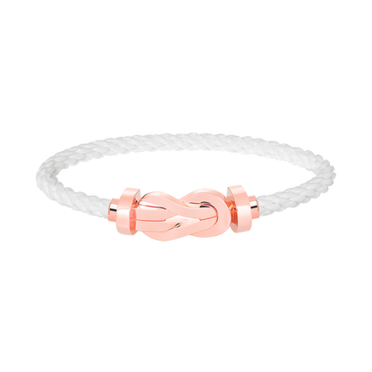 [LuckyStar]Chance Armband mit großer 8-stelliger Schnalle ohne Diamanten, Roségold