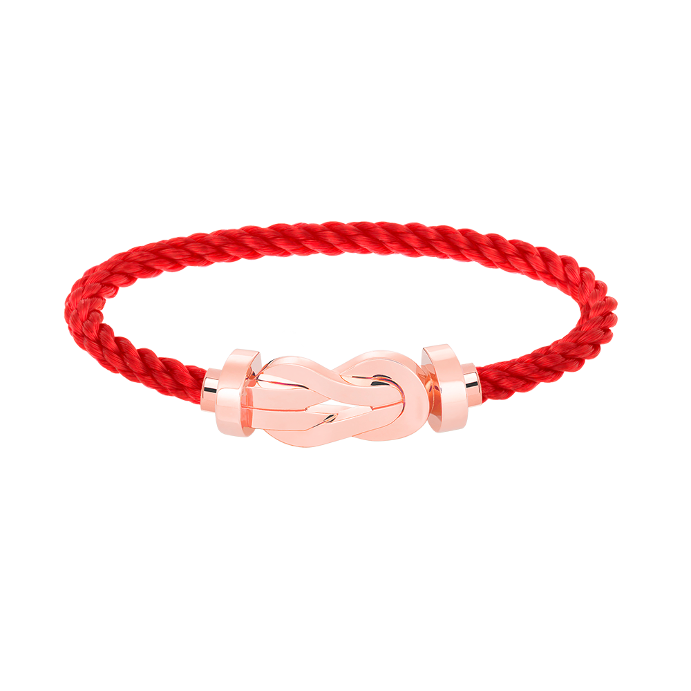 [LuckyStar]Chance Armband mit großer 8-stelliger Schnalle ohne Diamanten, Roségold