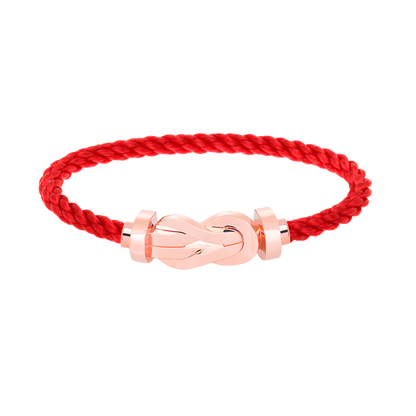 [LuckyStar]Chance Armband mit großer 8-stelliger Schnalle ohne Diamanten, Roségold
