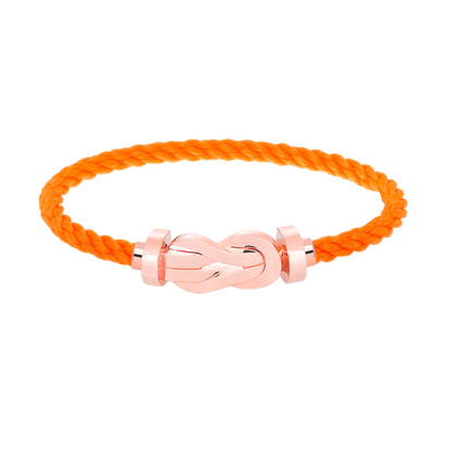 [LuckyStar]Chance Armband mit großer 8-stelliger Schnalle ohne Diamanten, Roségold