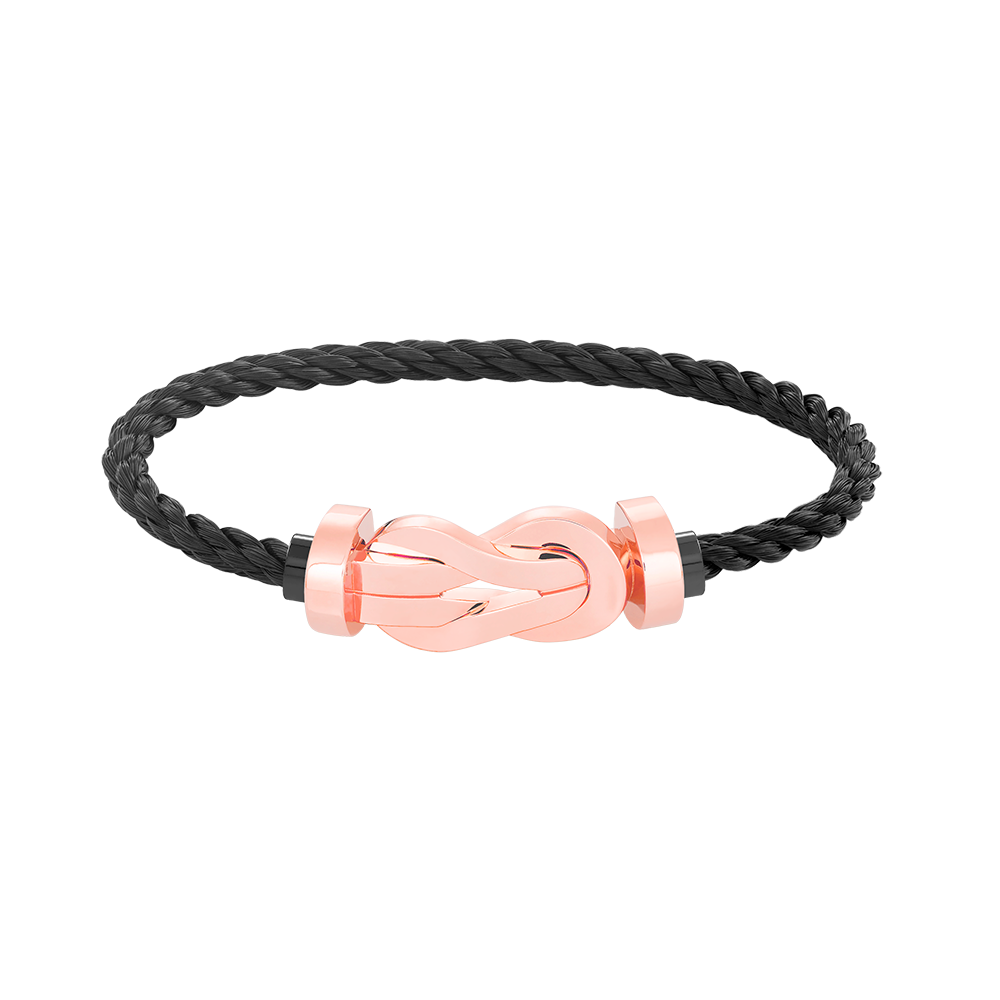 [LuckyStar]Chance Armband mit großer 8-stelliger Schnalle ohne Diamanten, Roségold