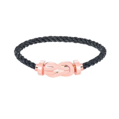[LuckyStar]Chance Armband mit großer 8-stelliger Schnalle ohne Diamanten, Roségold