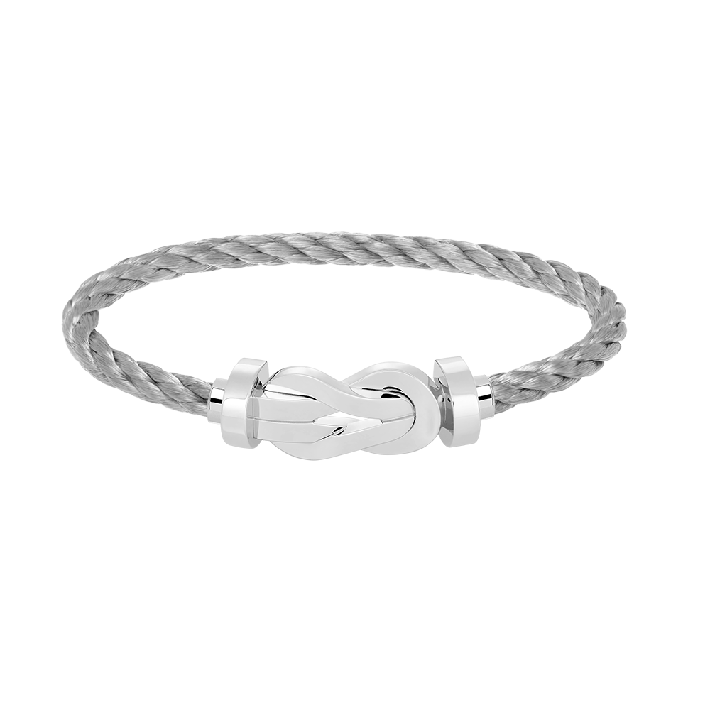 [LuckyStar]Chance Großes Armband mit 8-stelliger Schnalle, ohne Diamanten, Silber