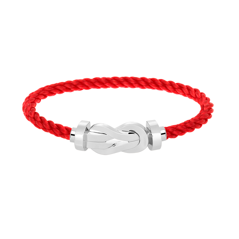 [LuckyStar]Chance Großes Armband mit 8-stelliger Schnalle, ohne Diamanten, Silber