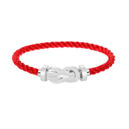 [LuckyStar]Chance Großes Armband mit 8-stelliger Schnalle, ohne Diamanten, Silber