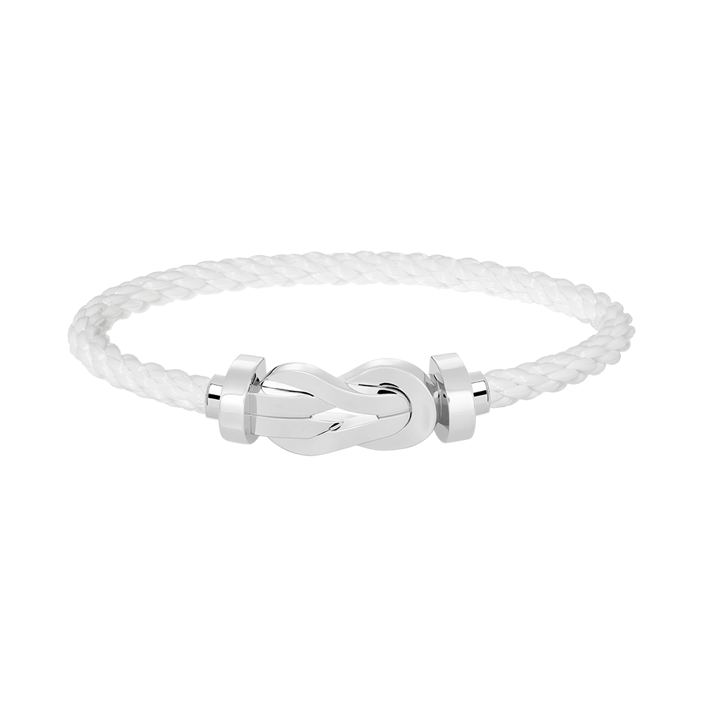 [LuckyStar]Chance Großes Armband mit 8-stelliger Schnalle, ohne Diamanten, Silber