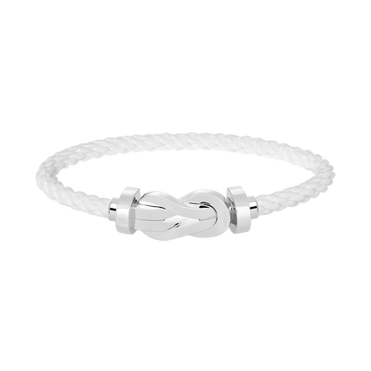 [LuckyStar]Chance Großes Armband mit 8-stelliger Schnalle, ohne Diamanten, Silber