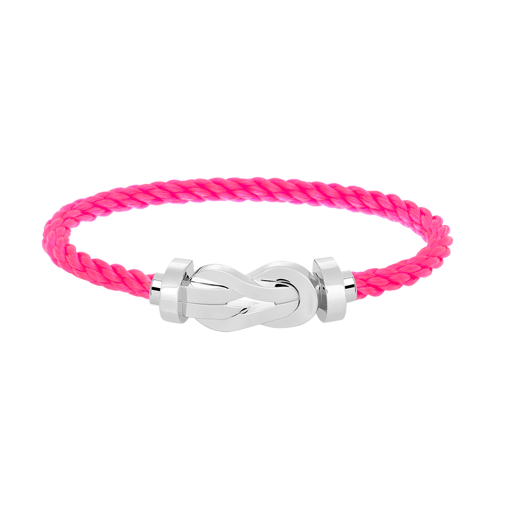 [LuckyStar]Chance Großes Armband mit 8-stelliger Schnalle, ohne Diamanten, Silber