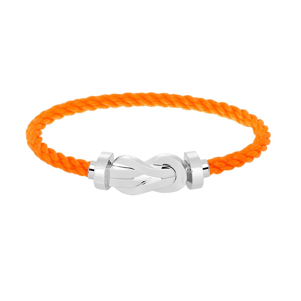 [LuckyStar]Chance Großes Armband mit 8-stelliger Schnalle, ohne Diamanten, Silber