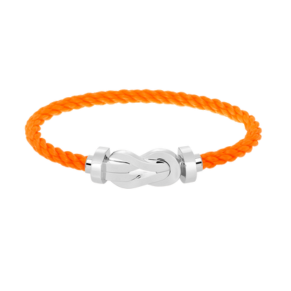 [LuckyStar]Chance Großes Armband mit 8-stelliger Schnalle, ohne Diamanten, Silber