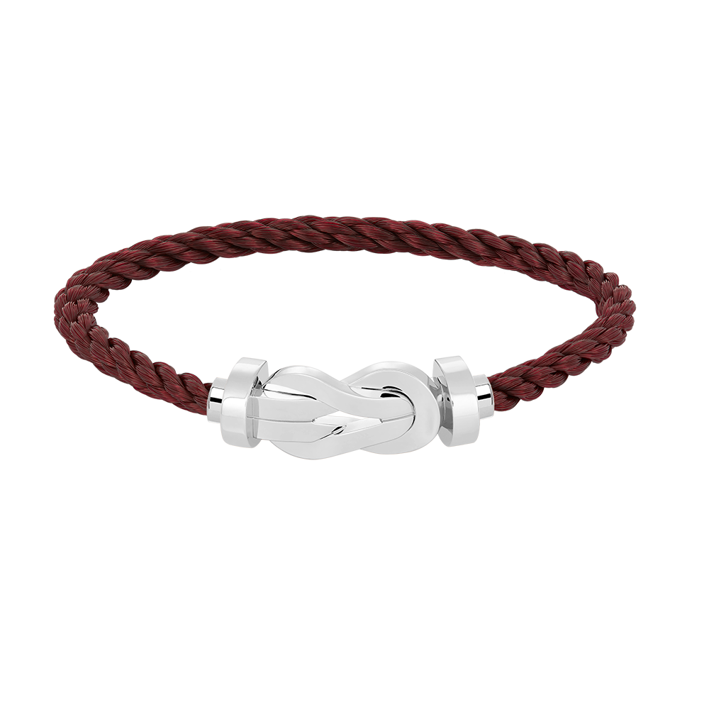 [LuckyStar]Chance Großes Armband mit 8-stelliger Schnalle, ohne Diamanten, Silber