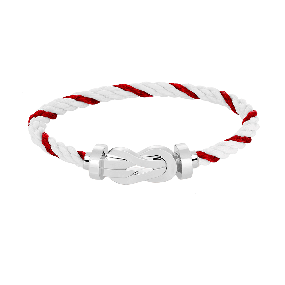 [LuckyStar]Chance Großes Armband mit 8-stelliger Schnalle, ohne Diamanten, Silber