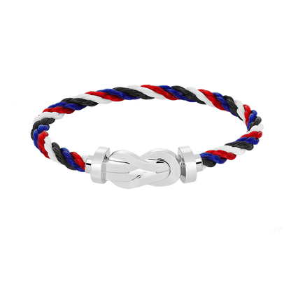 [LuckyStar]Chance Großes Armband mit 8-stelliger Schnalle, ohne Diamanten, Silber