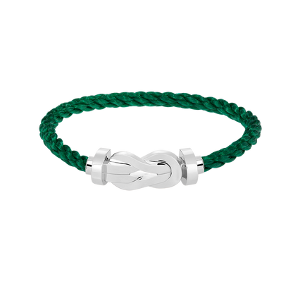 [LuckyStar]Chance Großes Armband mit 8-stelliger Schnalle, ohne Diamanten, Silber
