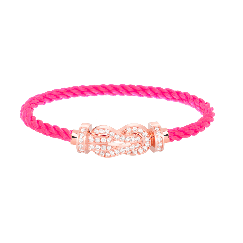 [LuckyStar]Chance großes Armband mit 8-stelliger Schnalle und Diamanten in Roségold