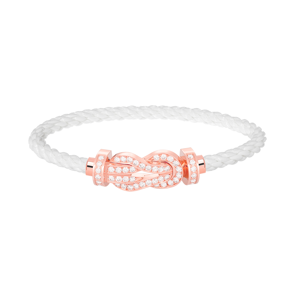 [LuckyStar]Chance großes Armband mit 8-stelliger Schnalle und Diamanten in Roségold