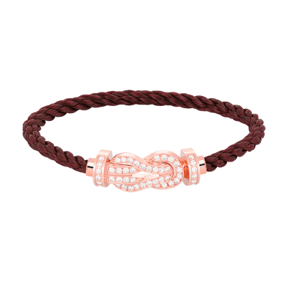 [LuckyStar]Chance großes Armband mit 8-stelliger Schnalle und Diamanten in Roségold