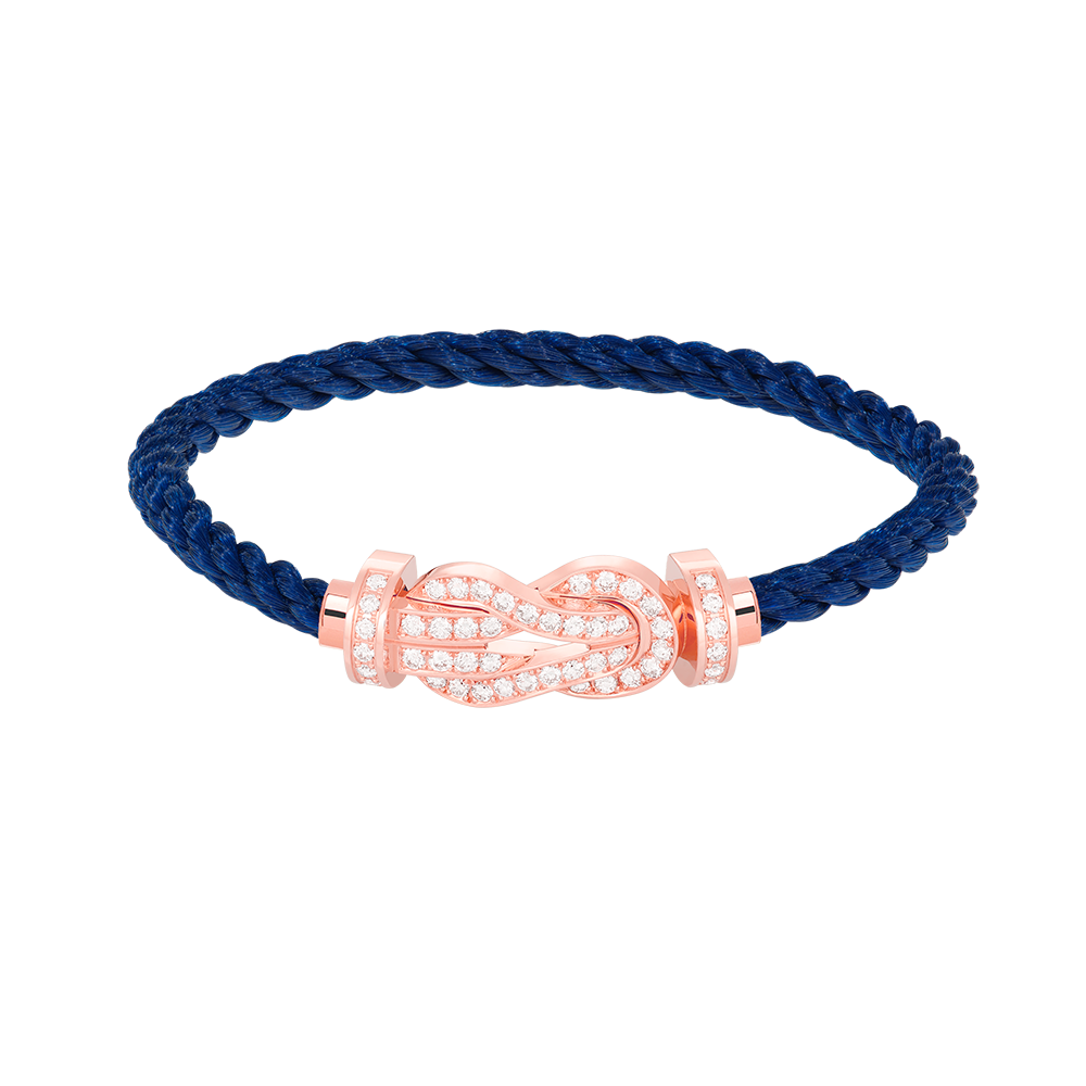 [LuckyStar]Chance großes Armband mit 8-stelliger Schnalle und Diamanten in Roségold