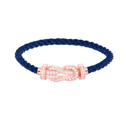 [LuckyStar]Chance großes Armband mit 8-stelliger Schnalle und Diamanten in Roségold