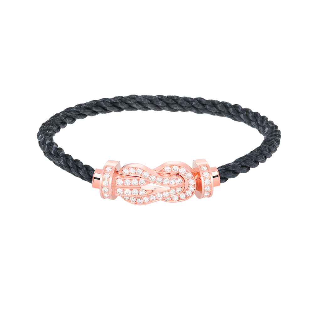 [LuckyStar]Chance großes Armband mit 8-stelliger Schnalle und Diamanten in Roségold