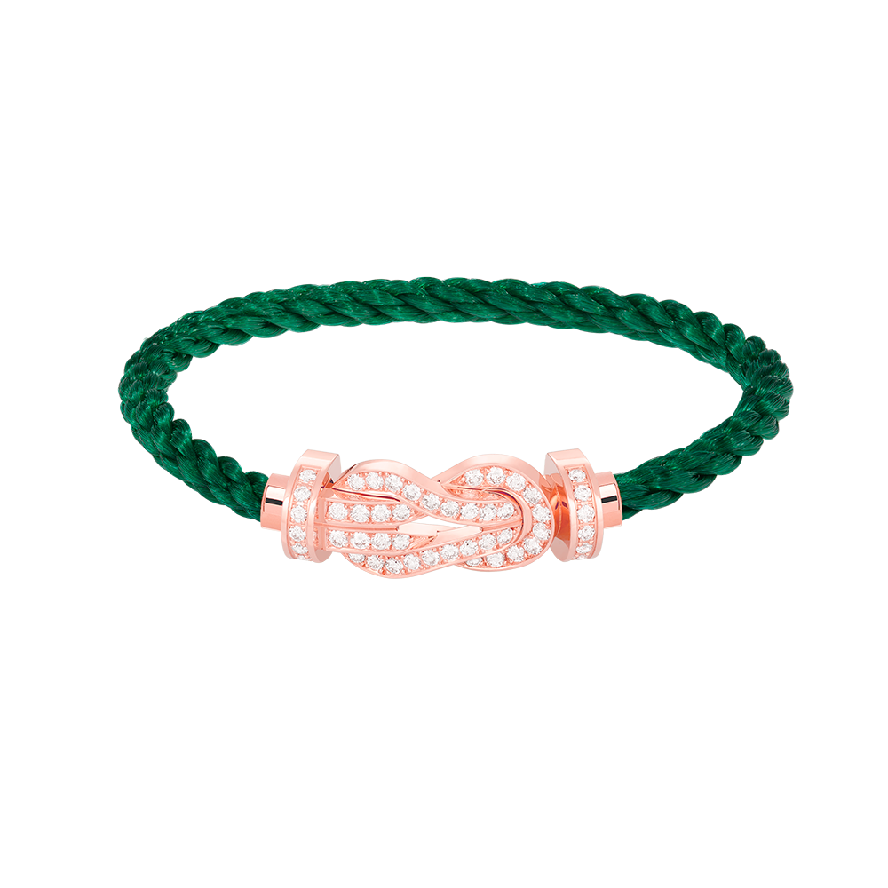 [LuckyStar]Chance großes Armband mit 8-stelliger Schnalle und Diamanten in Roségold