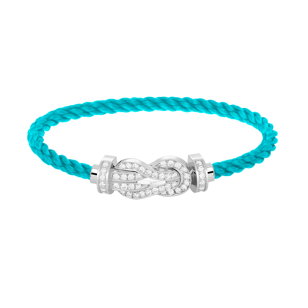 [LuckyStar]CHANCE GROßES 8-FACH-ARMBAND MIT VOLLMUNDDIAMANTEN, SILBER