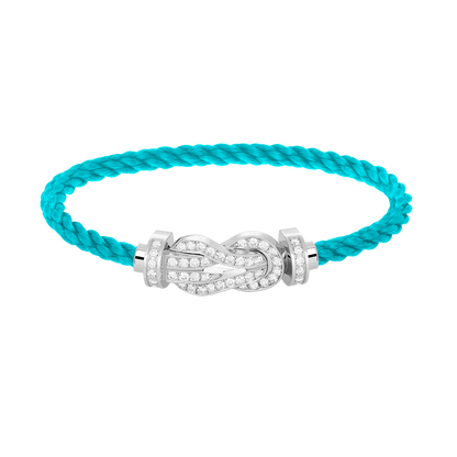 [LuckyStar]CHANCE GROßES 8-FACH-ARMBAND MIT VOLLMUNDDIAMANTEN, SILBER