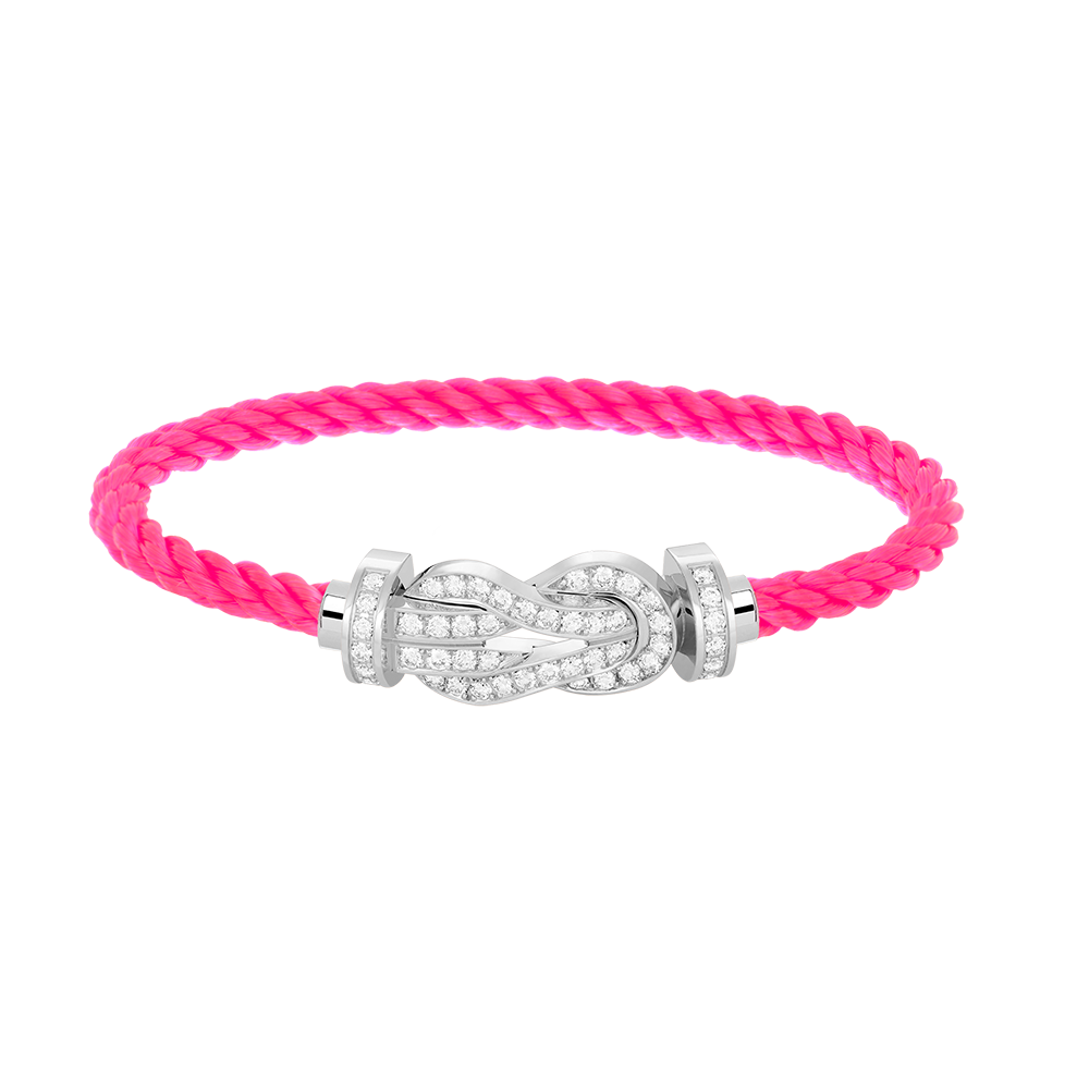 [LuckyStar]CHANCE GROßES 8-FACH-ARMBAND MIT VOLLMUNDDIAMANTEN, SILBER