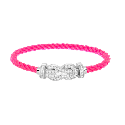 [LuckyStar]CHANCE GROßES 8-FACH-ARMBAND MIT VOLLMUNDDIAMANTEN, SILBER
