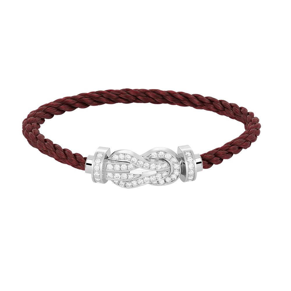[LuckyStar]CHANCE GROßES 8-FACH-ARMBAND MIT VOLLMUNDDIAMANTEN, SILBER
