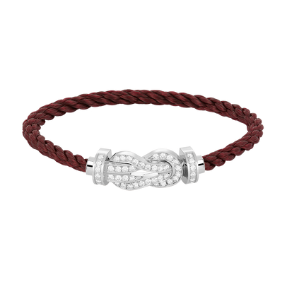 [LuckyStar]CHANCE GROßES 8-FACH-ARMBAND MIT VOLLMUNDDIAMANTEN, SILBER