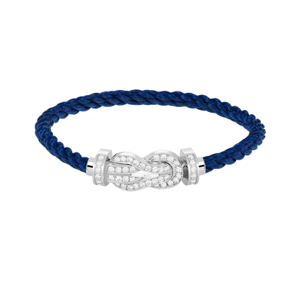[LuckyStar]CHANCE GROßES 8-FACH-ARMBAND MIT VOLLMUNDDIAMANTEN, SILBER