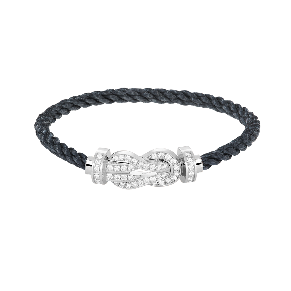 [LuckyStar]CHANCE GROßES 8-FACH-ARMBAND MIT VOLLMUNDDIAMANTEN, SILBER