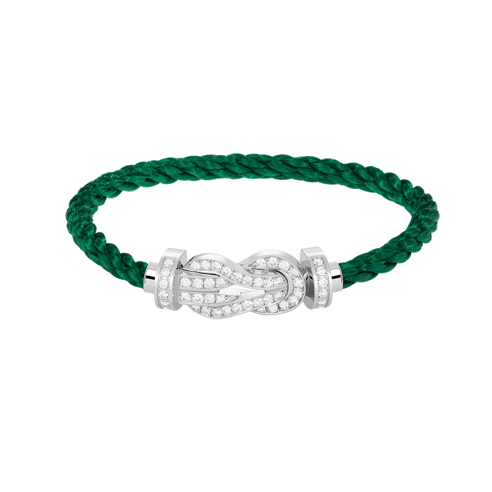 [LuckyStar]CHANCE GROßES 8-FACH-ARMBAND MIT VOLLMUNDDIAMANTEN, SILBER
