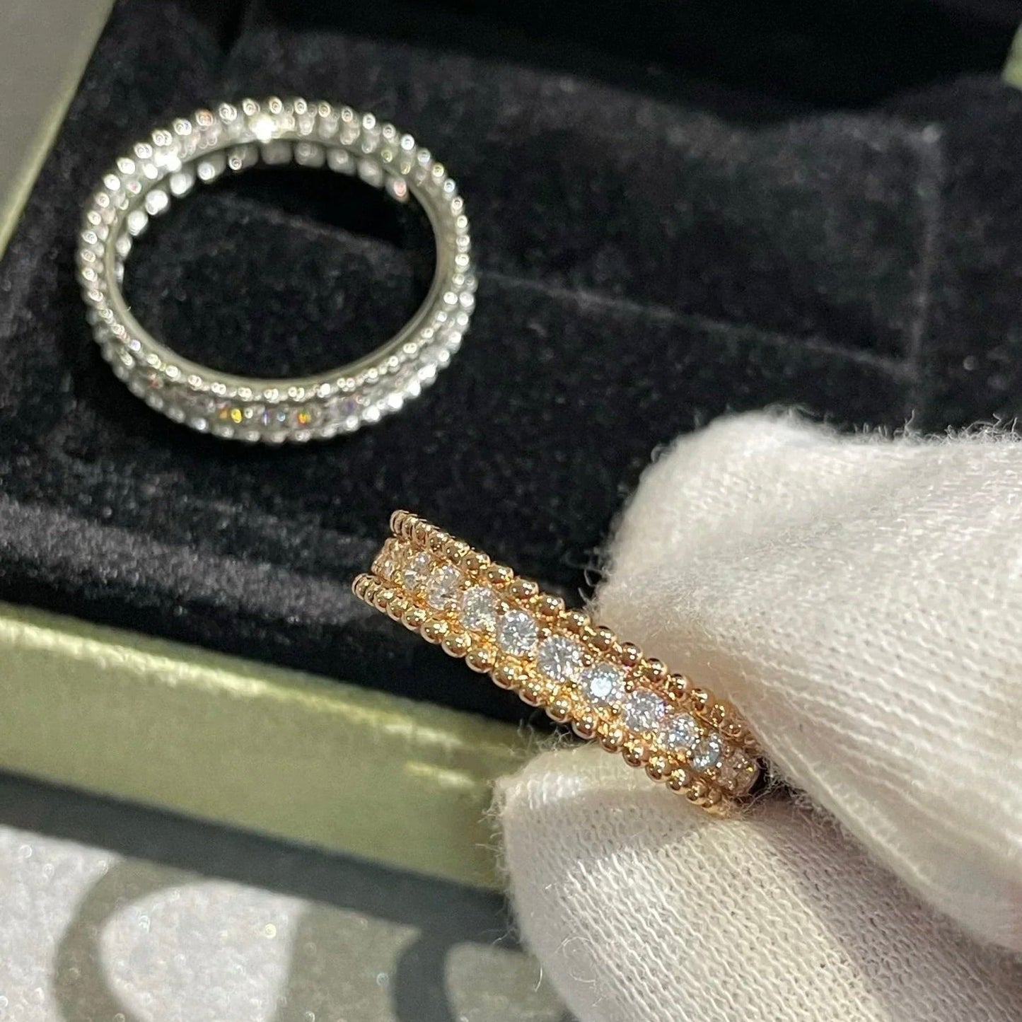 [LuckyStar]PERLEE DIAMANT SILBERRING