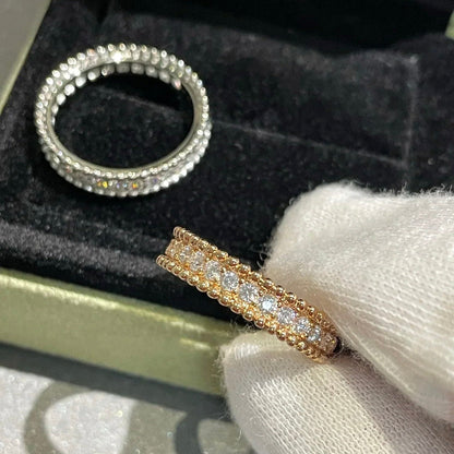 [LuckyStar] PERLEE DIAMANT ROSÉGOLDRING