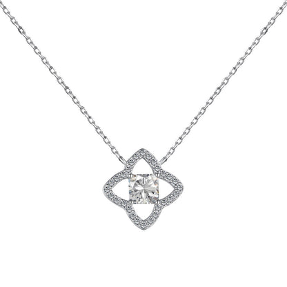 [LuckyStar]Exquisite Flower Shape Princess Cut Necklace