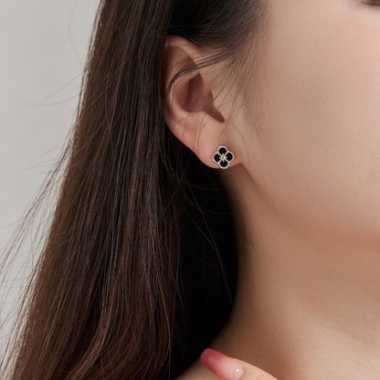 [LuckyStar]Four-Leaf Clover Flower Shape Exquisite Earrings