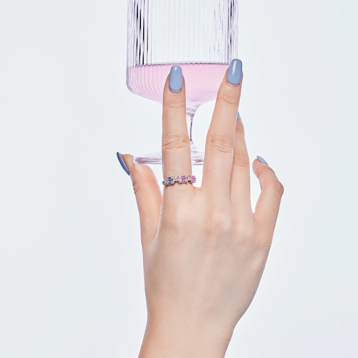 [LuckyStar]Unique Colorful Emerald Cut Party Ring