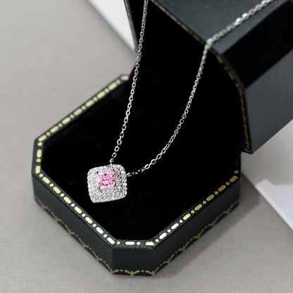 [LuckyStar]Sparkling Asscher Cut Necklace