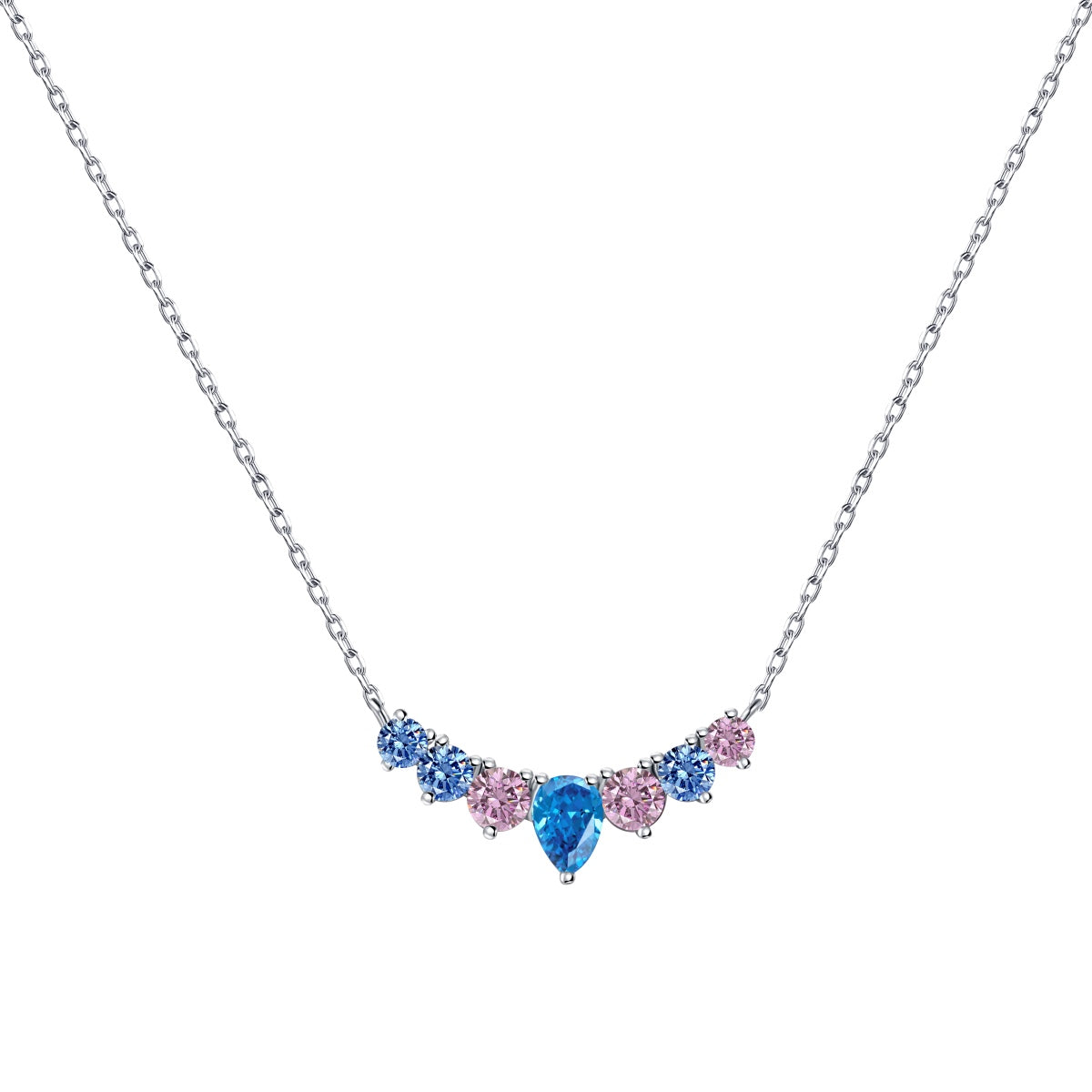 [LuckyStar]Dainty Colorful Heart Necklace