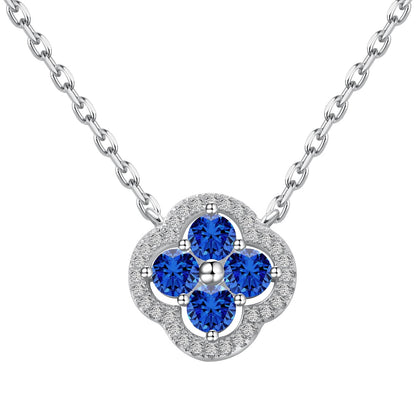 [LuckyStar]Exquisite Necklace With Four-Leaf Clover Flower Design