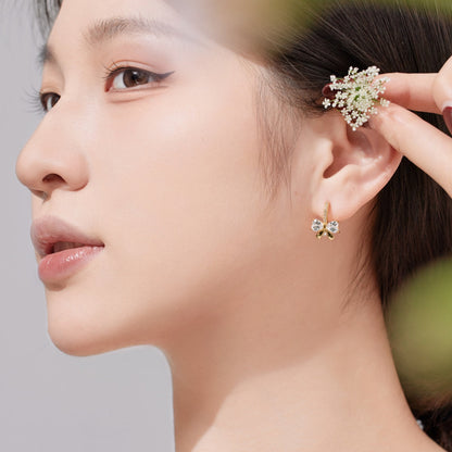 [LuckyStar]Exquisite Earrings With Heart-Shaped Bow Design