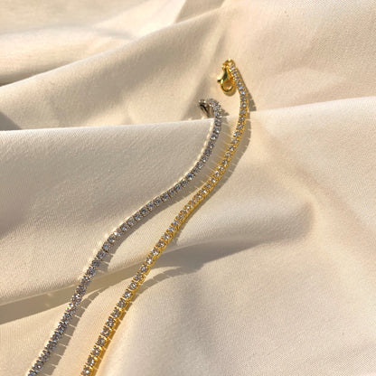 [LuckyStar]Radiant Shinning Princess Cut Tennis Bracelet