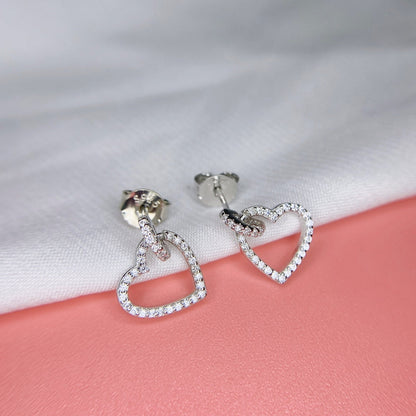 [LuckyStar]Dainty Heart Shape Earrings